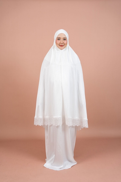 TELEKUNG MARIAH JACQUARD- WHITE