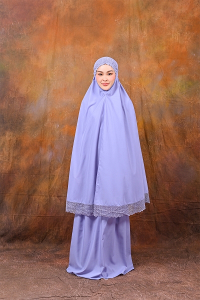 TELEKUNG DEYA JAPANESE COTTON-PURPLE GREY
