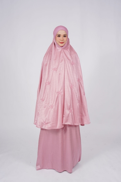 TELEKUNG PREMIUM COQUETTE JACQUARD-DUSTY PINK
