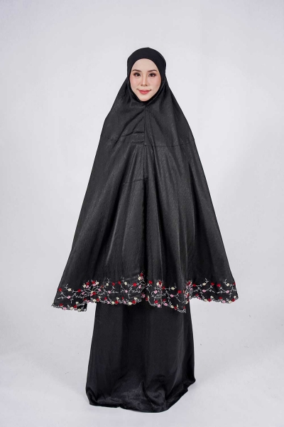 TELEKUNG JACQUARD SULAM IMAN-BLACK