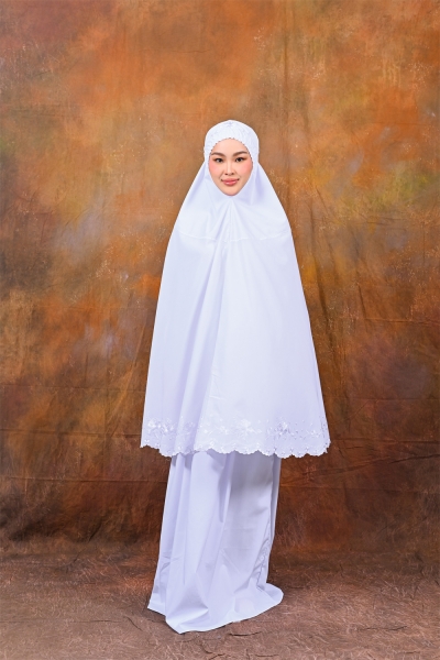 TELEKUNG IZEL JAPANESE COTTON- WHITE NILA