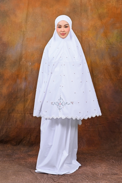 TELEKONG REIS ENGLISH COTTON- Embroidery Pink Roses